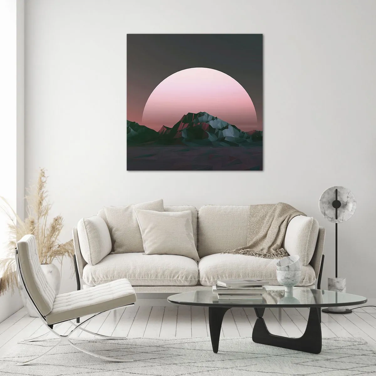 Glasbild - Bild auf glas - In einer Nachbargalaxie - 50x50 cm