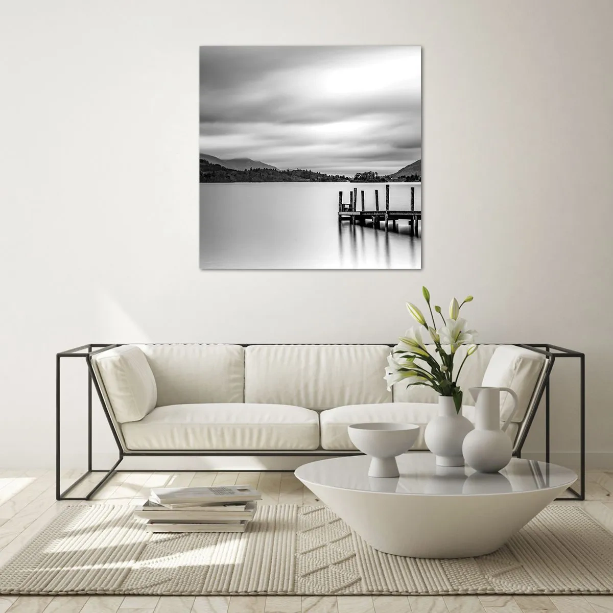 Glasbild - Bild auf glas - Milde und Kraft - 70x70 cm