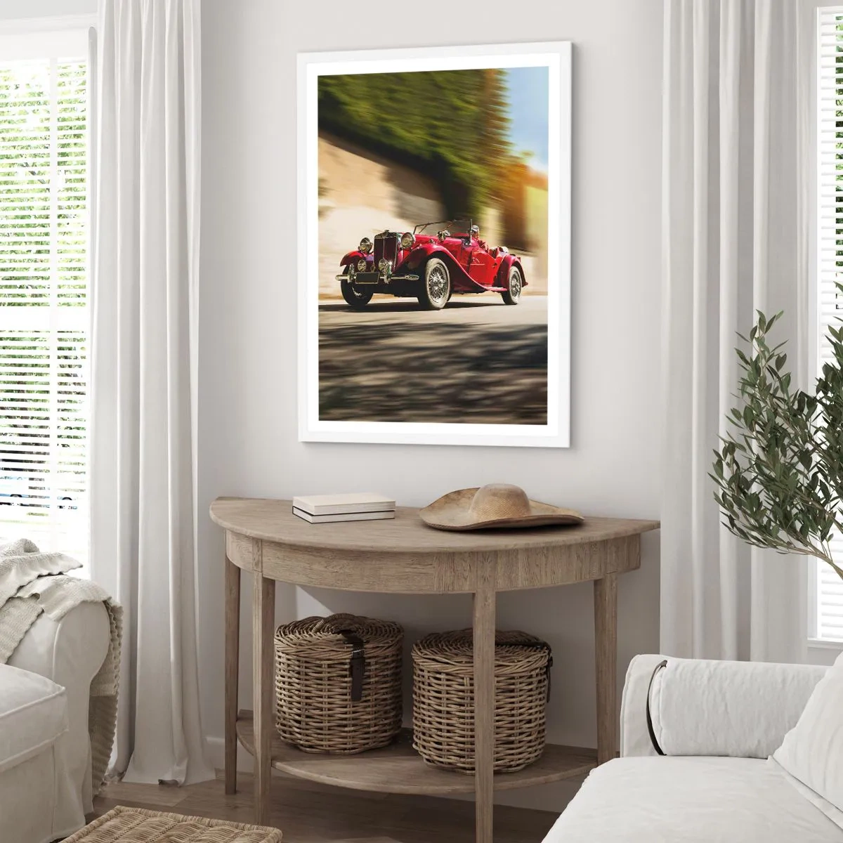 Poster in einem weißen Rahmen - Schöner als Nike von Samothrake - 50x70 cm