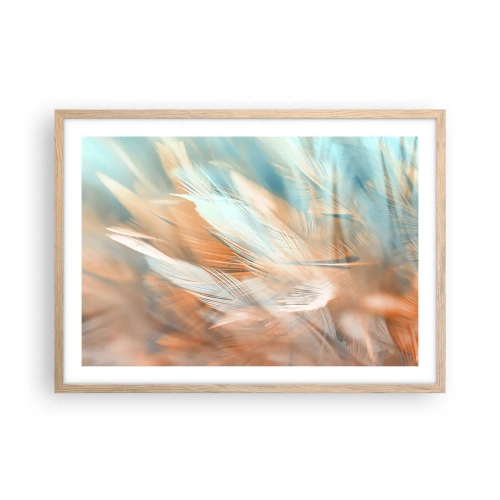 Poster in einem Rahmen aus heller Eiche - Im Land der Sanftmut - 70x50 cm