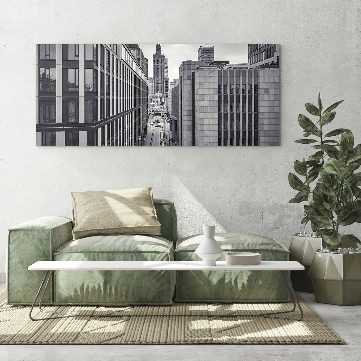 Glasbild - Bild auf glas - Warschauer Tal - 100x40 cm