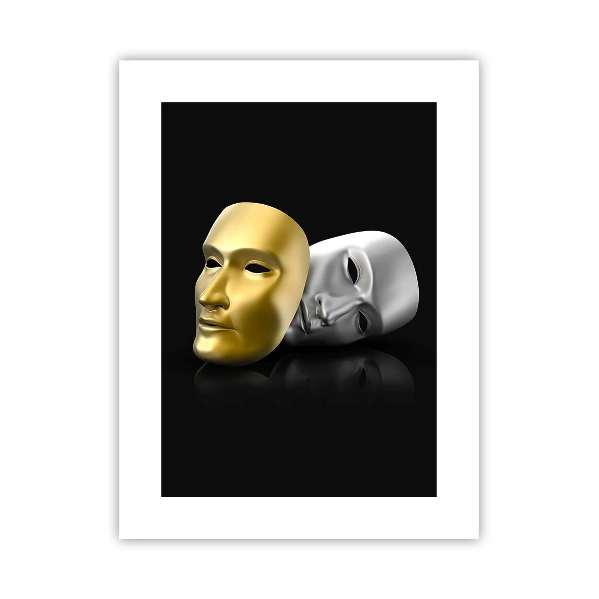 Poster - Das Leben ist wie ein Theater - 30x40 cm