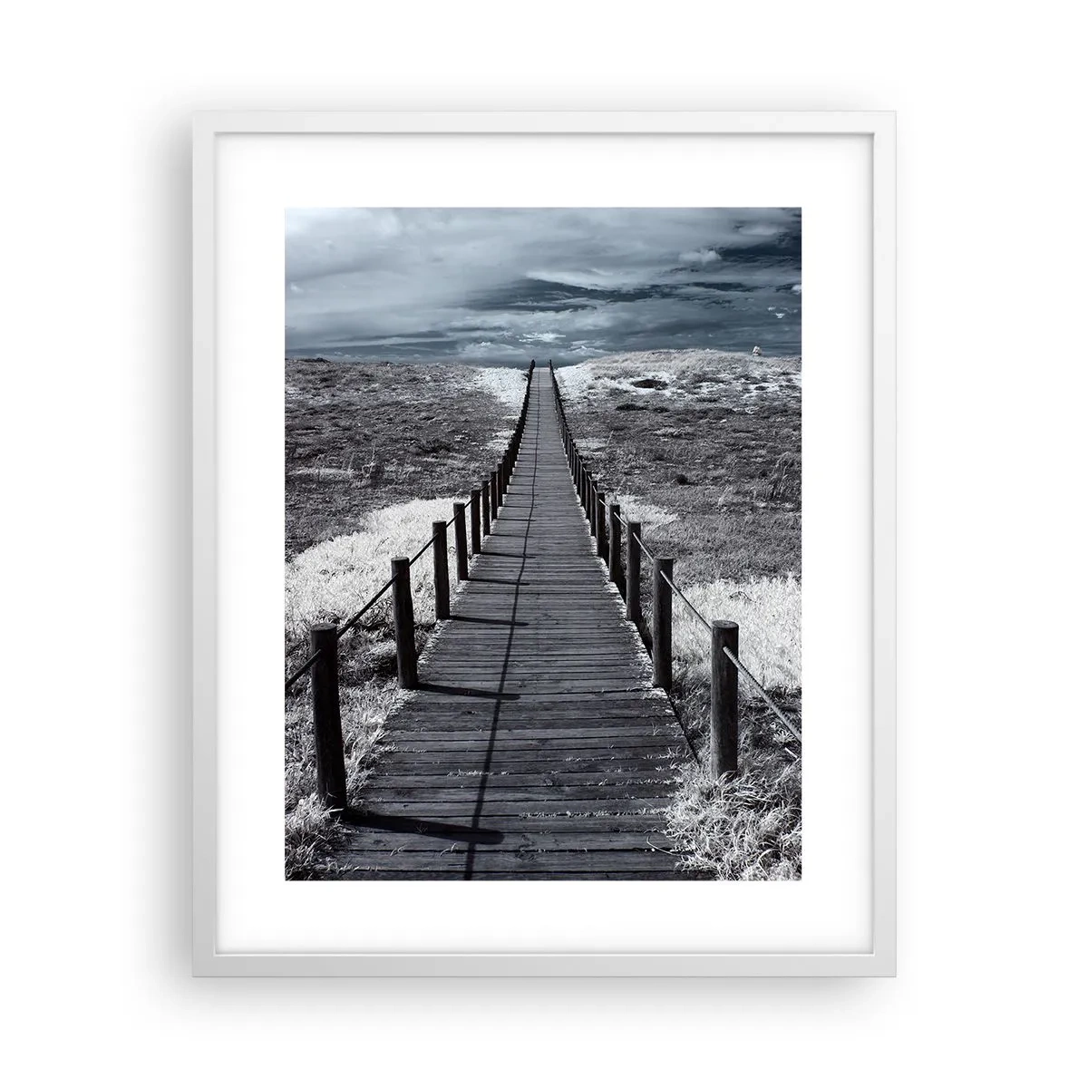 Poster in einem weißen Rahmen - Direkt ans Ufer - 40x50 cm