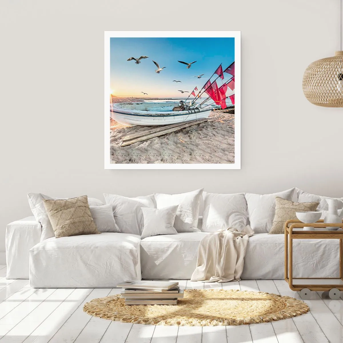 Poster - Wohlverdiente Ruhe - 40x40 cm