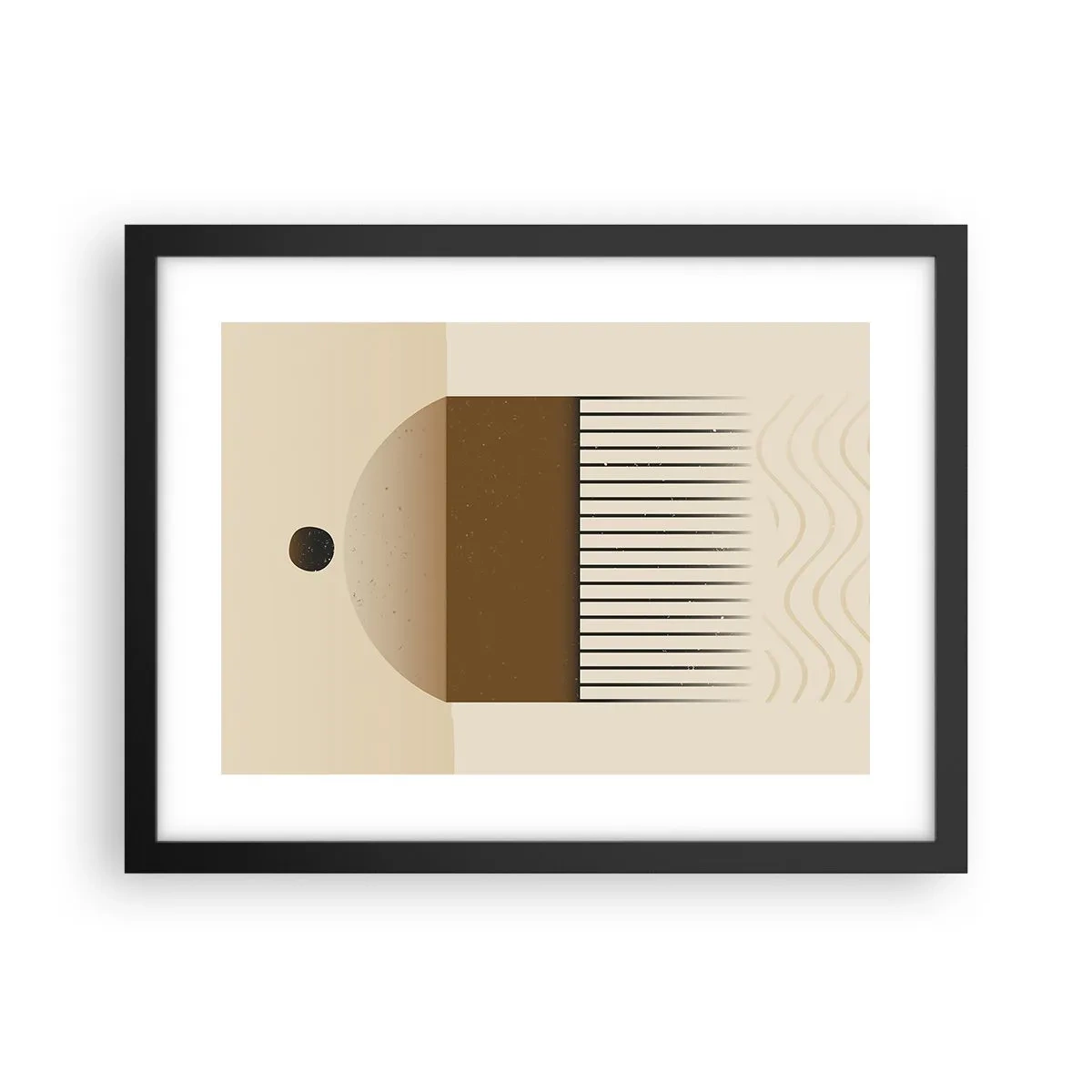 Poster in einem schwarzem Rahmen - Verschiedene Staaten - 40x30 cm