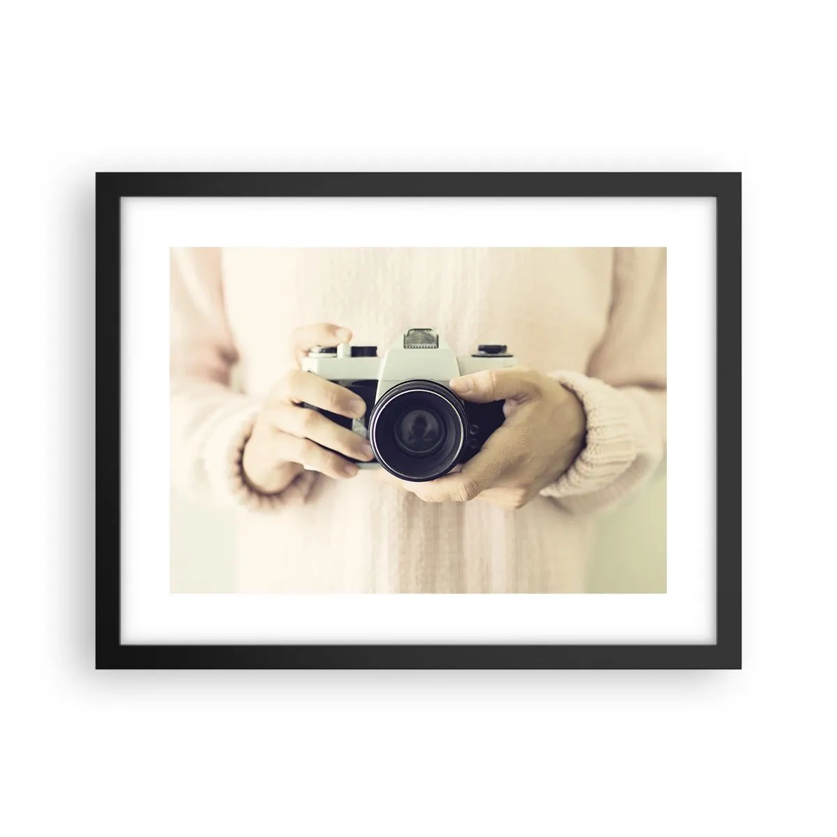 Poster in einem schwarzem Rahmen - Um mehr zu sehen ... - 40x30 cm