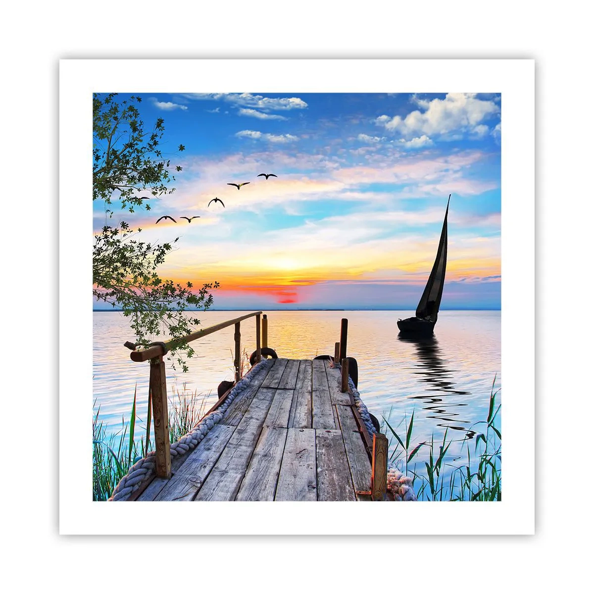 Poster - Guten Abend - 50x50 cm