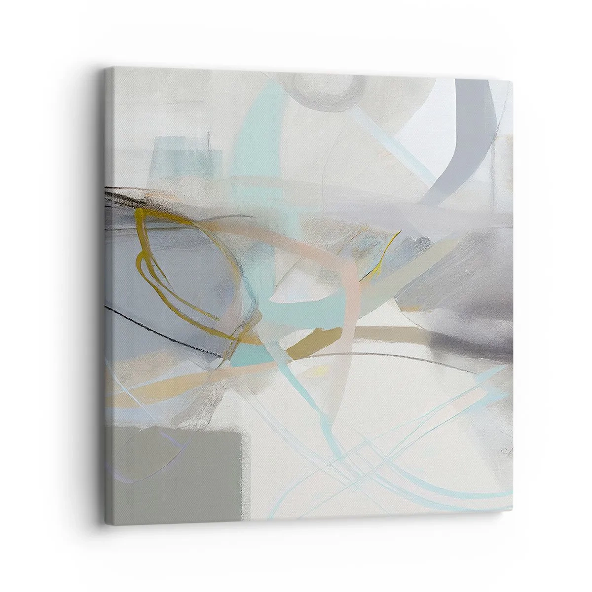 Bild auf Leinwand - Leinwandbild - Neblige Abstraktion - 30x30 cm