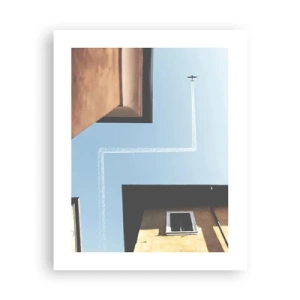 Poster - Über dem Stadtlabyrinth - 40x50 cm