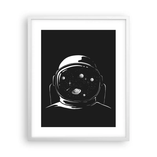 Poster in einem weißen Rahmen - Schöne Aussicht - 40x50 cm