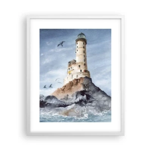 Poster in einem weißen Rahmen - Unbesiegbar - 40x50 cm