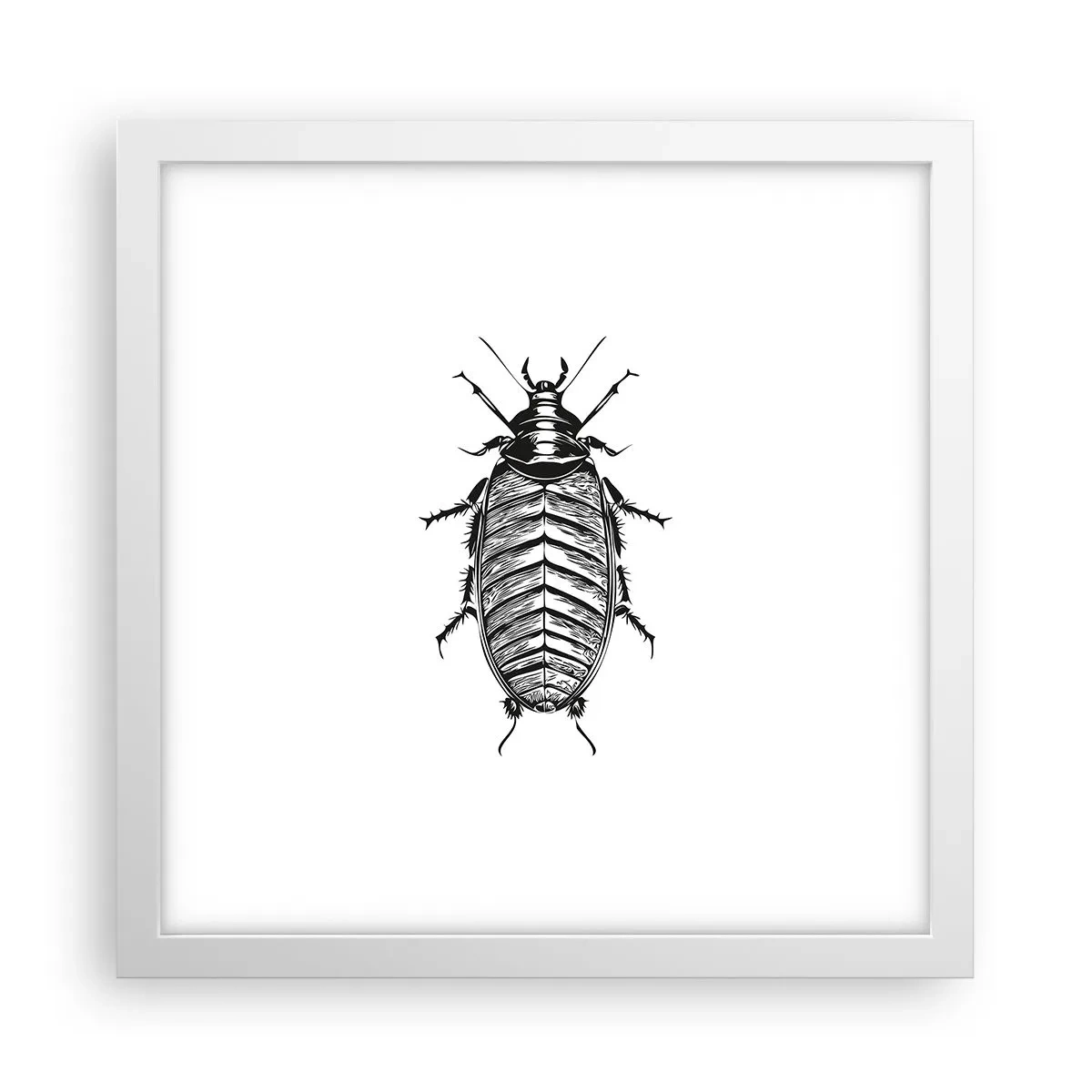 Poster in einem weißen Rahmen - Was für ein Exemplar! - 30x30 cm