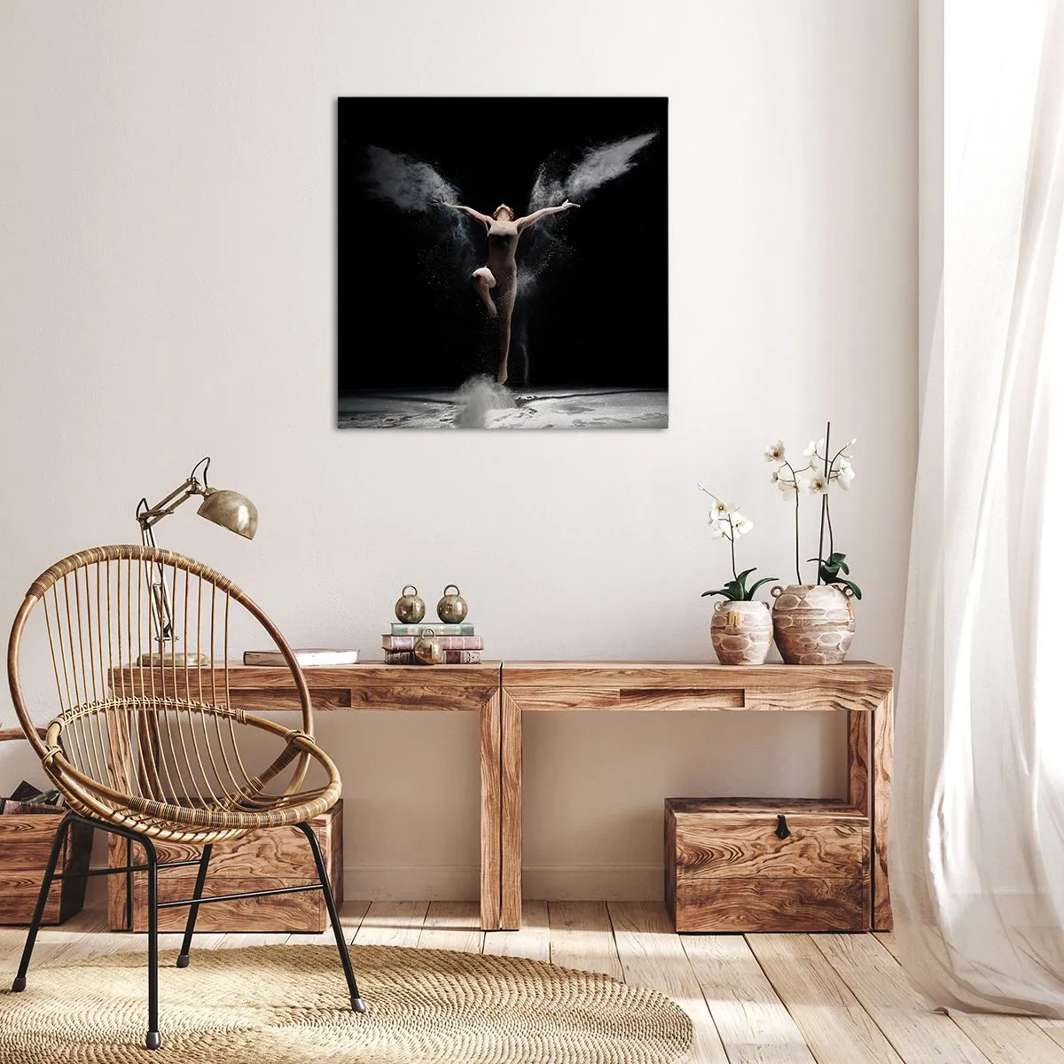 Bild auf Leinwand - Leinwandbild - Elfen existieren - 40x40 cm