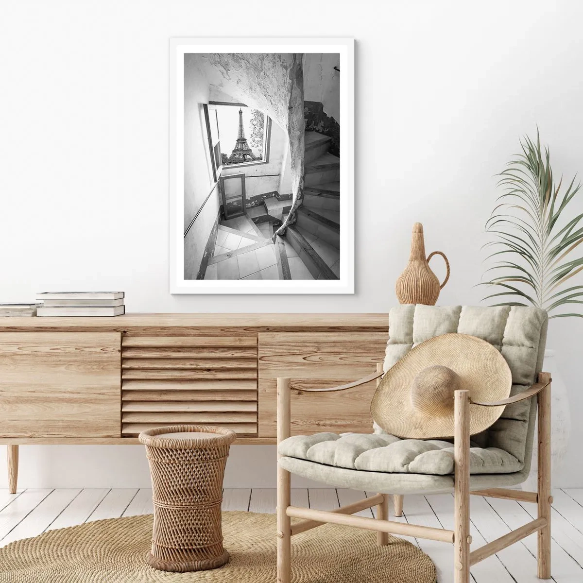 Poster in einem weißen Rahmen - Was für eine Aussicht! - 30x40 cm