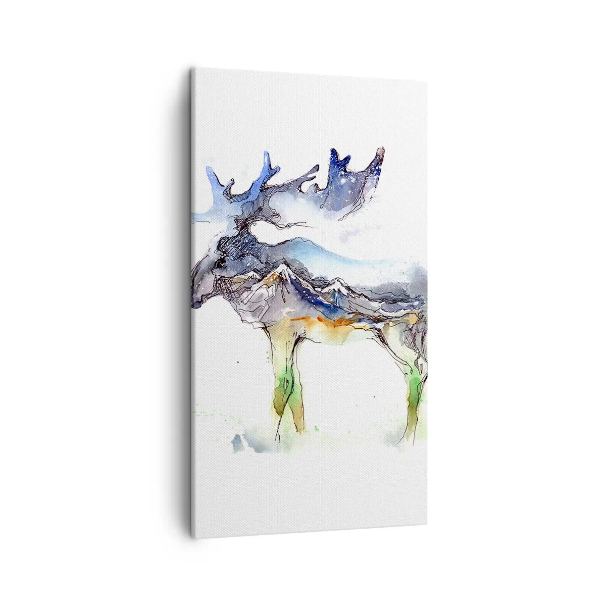 Bild auf Leinwand - Leinwandbild - Der Held eines Wintermärchens - 45x80 cm