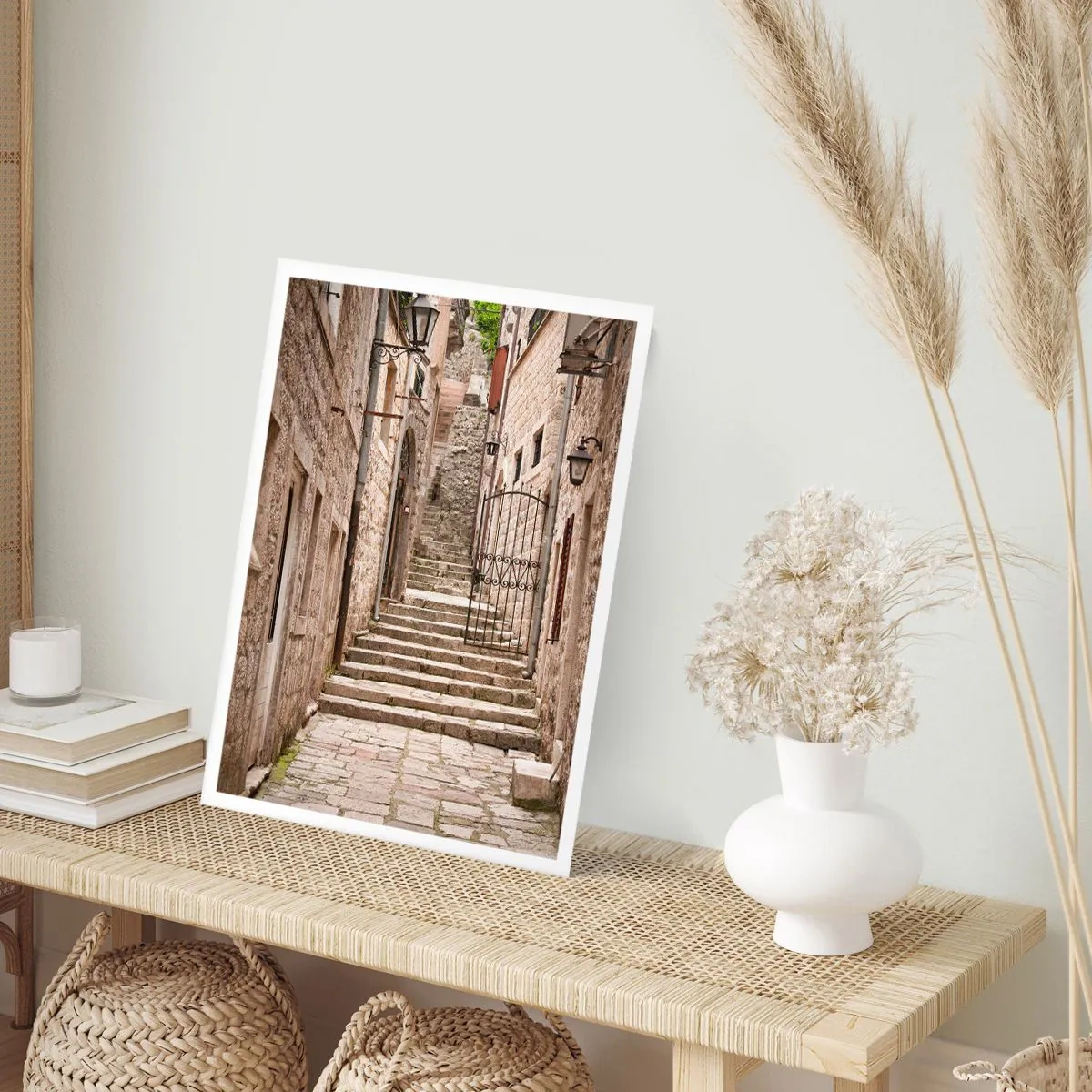 Poster - Eine magische alte Gasse - 30x40 cm