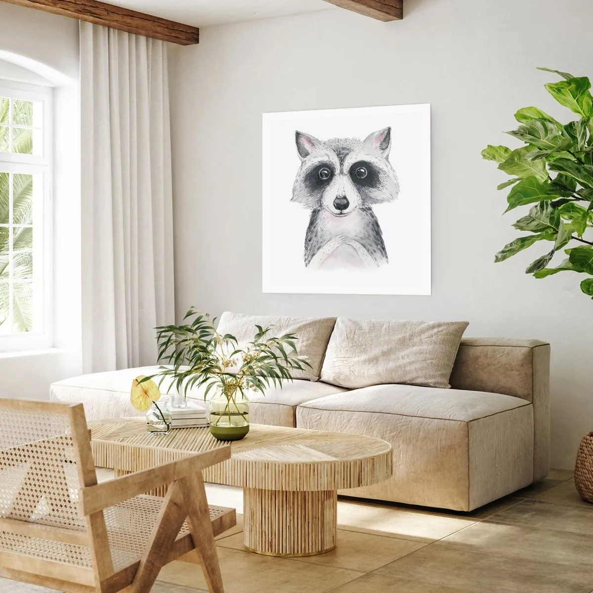 Poster - Ein Moment zum Bewegen - 40x40 cm