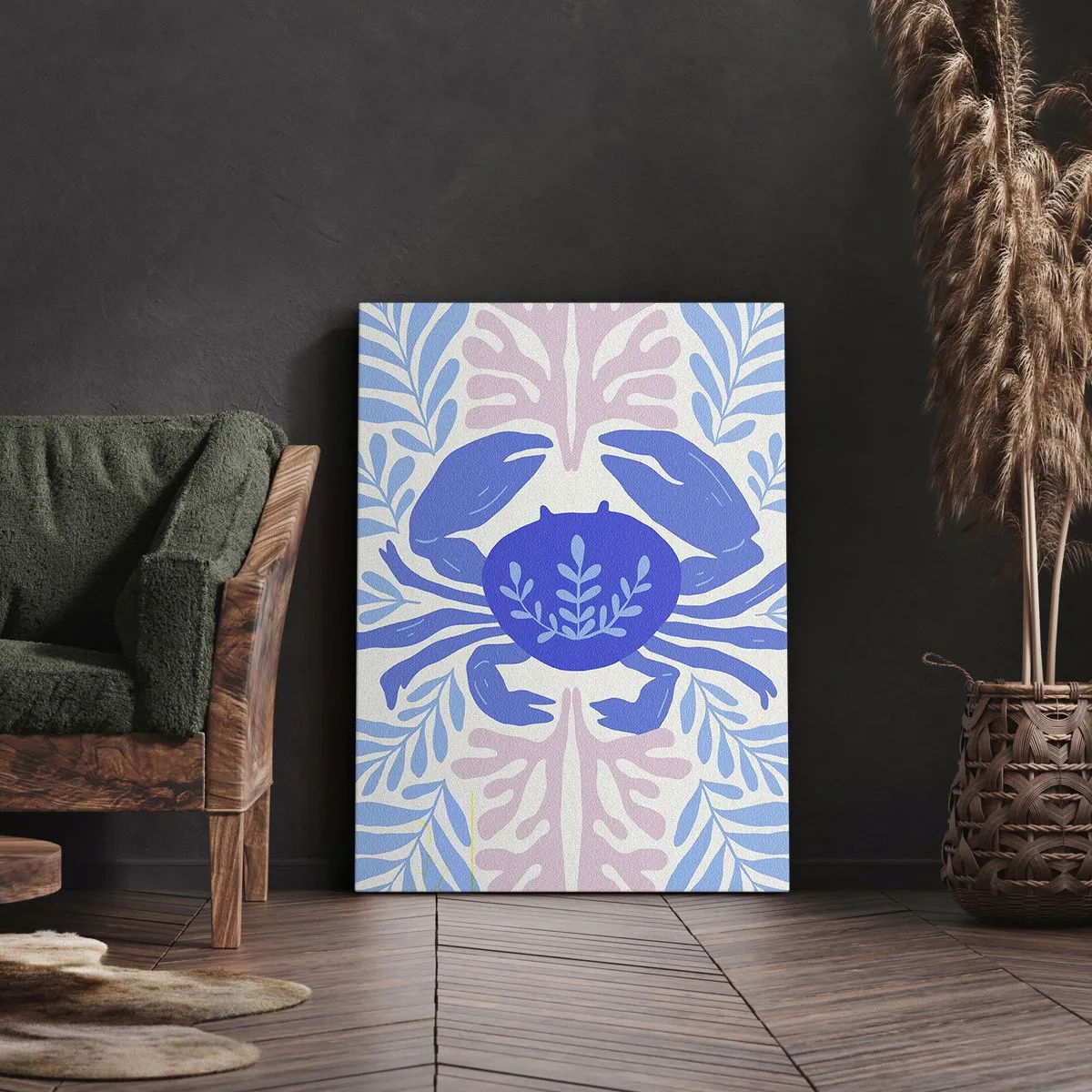 Bild auf Leinwand - Leinwandbild - Wie eine Meeresblume - 80x120 cm