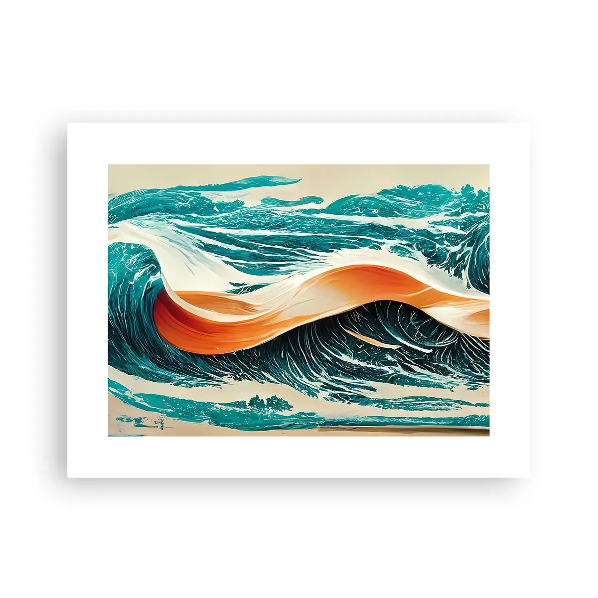 Poster - Traum eines Surfers - 40x30 cm
