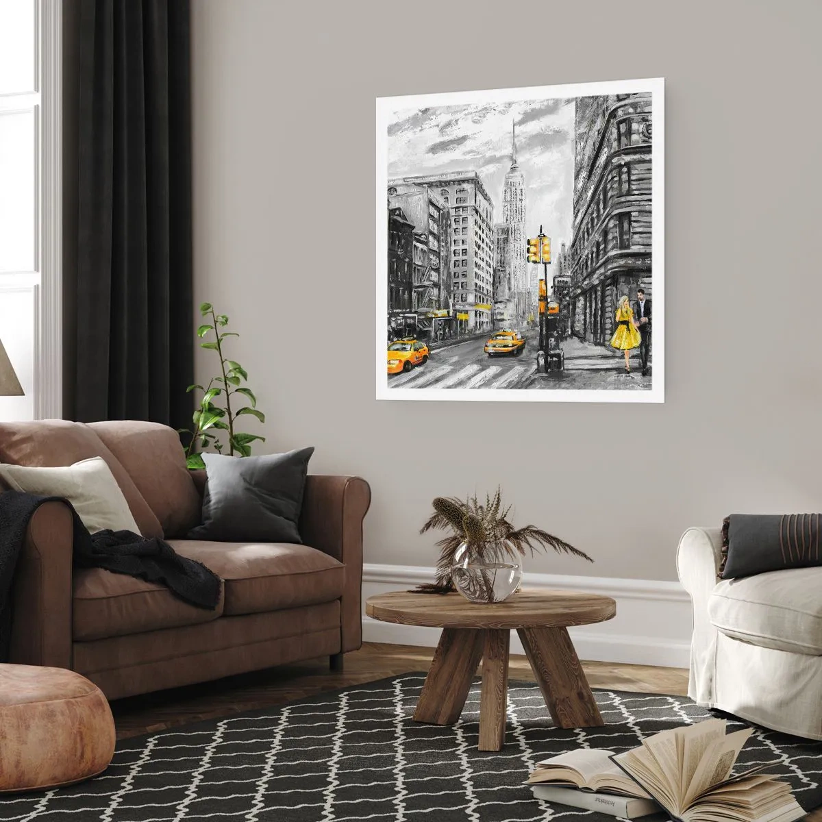 Poster - Eine New Yorker Geschichte - 30x30 cm