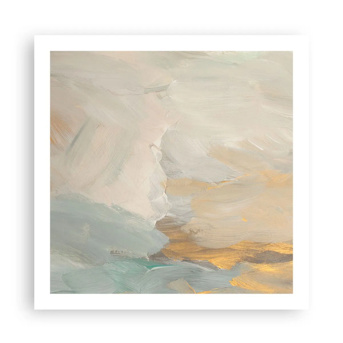 Poster - Abstraktion – das Land der Sanftheit - 60x60 cm