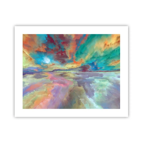 Poster - Zwei Himmel - 50x40 cm