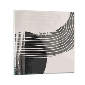 Glasbild - Bild auf glas - Hin und zurück - 30x30 cm