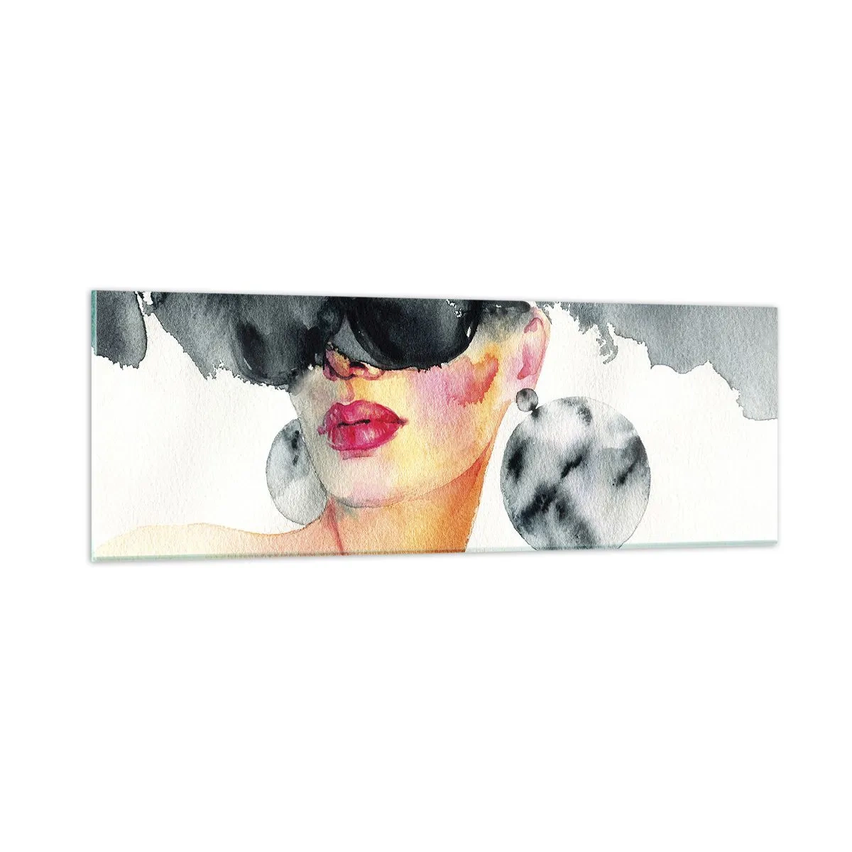 Glasbild - Bild auf glas - Das Geheimnis der Eleganz - 90x30 cm