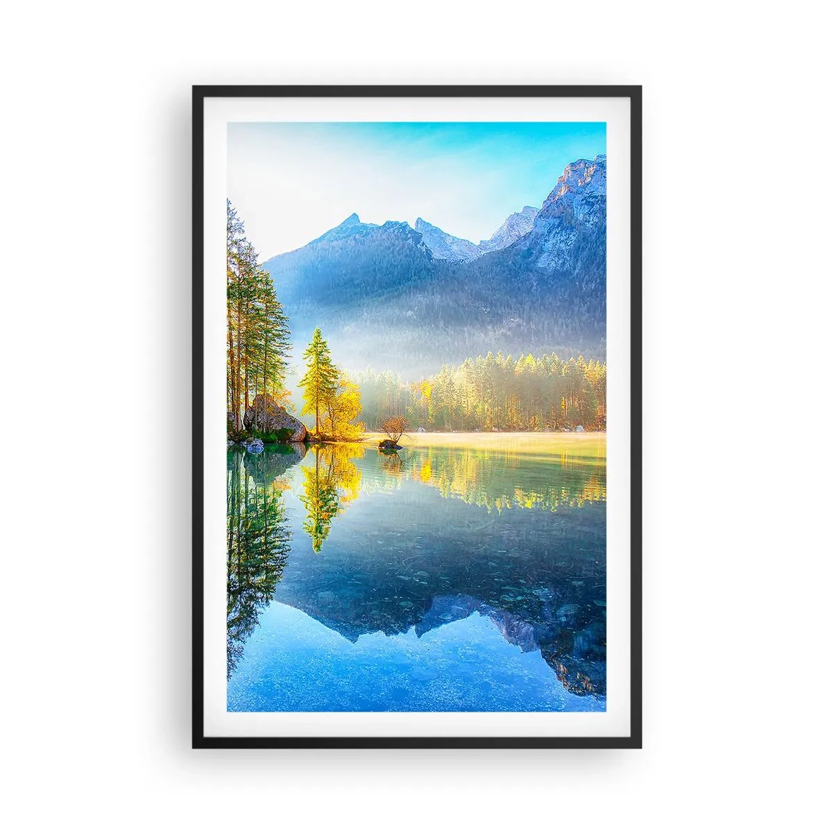 Poster in einem schwarzem Rahmen - Majestät und Süße - 61x91 cm