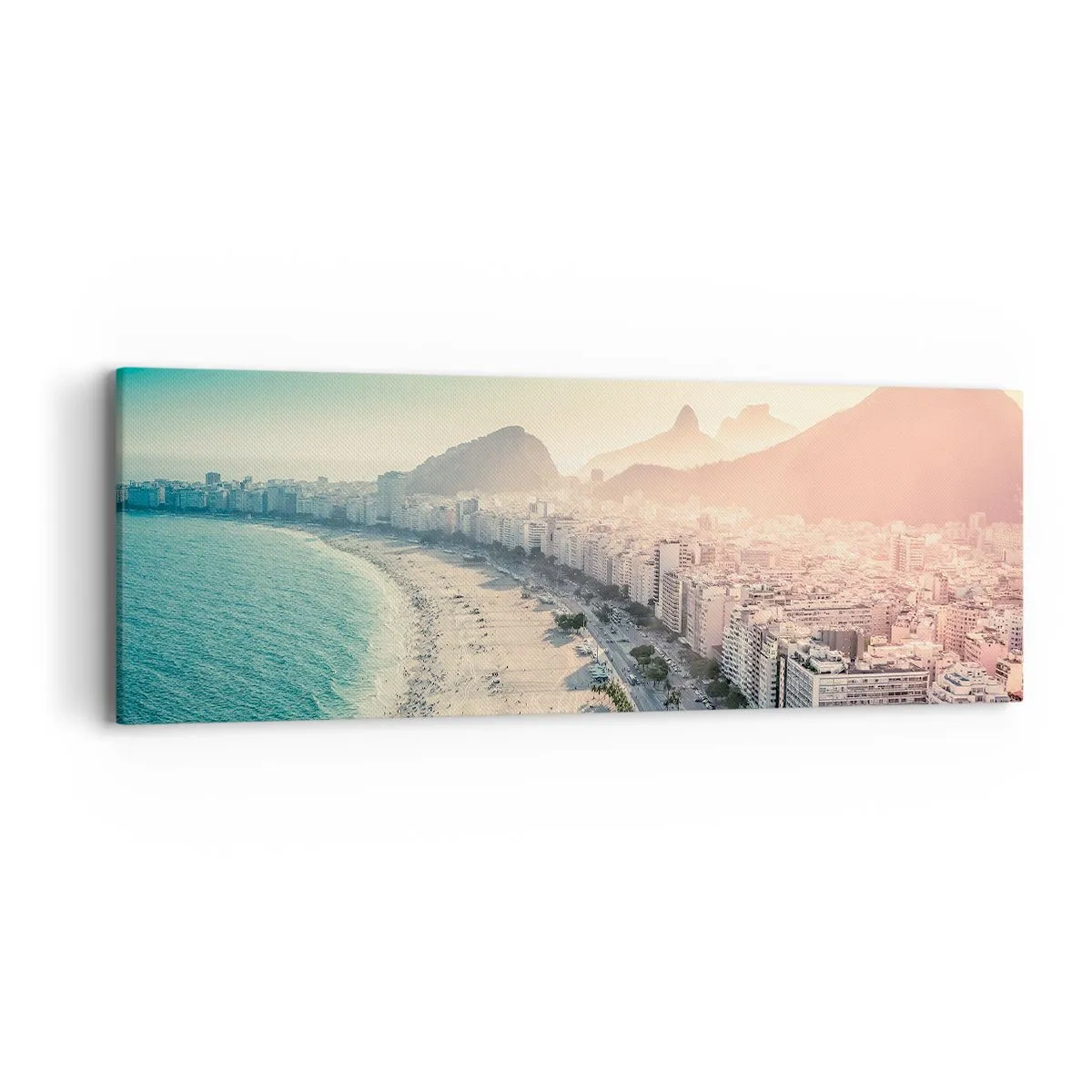 Bild auf Leinwand - Leinwandbild - Ewiger Urlaub in Rio - 90x30 cm
