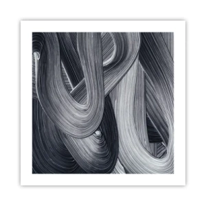 Poster - Die Fließfähigkeit der Realität - 50x50 cm