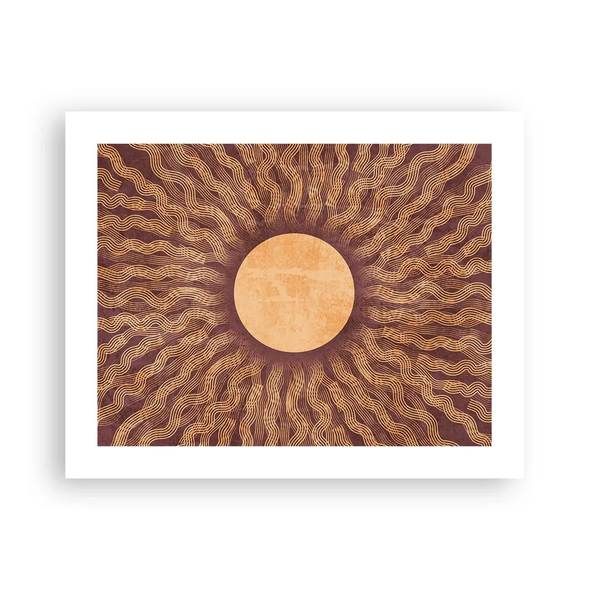 Poster - Sonnensymbol - 50x40 cm