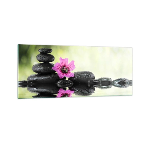 Glasbild - Bild auf glas - Zeit für die Seele - 100x40 cm