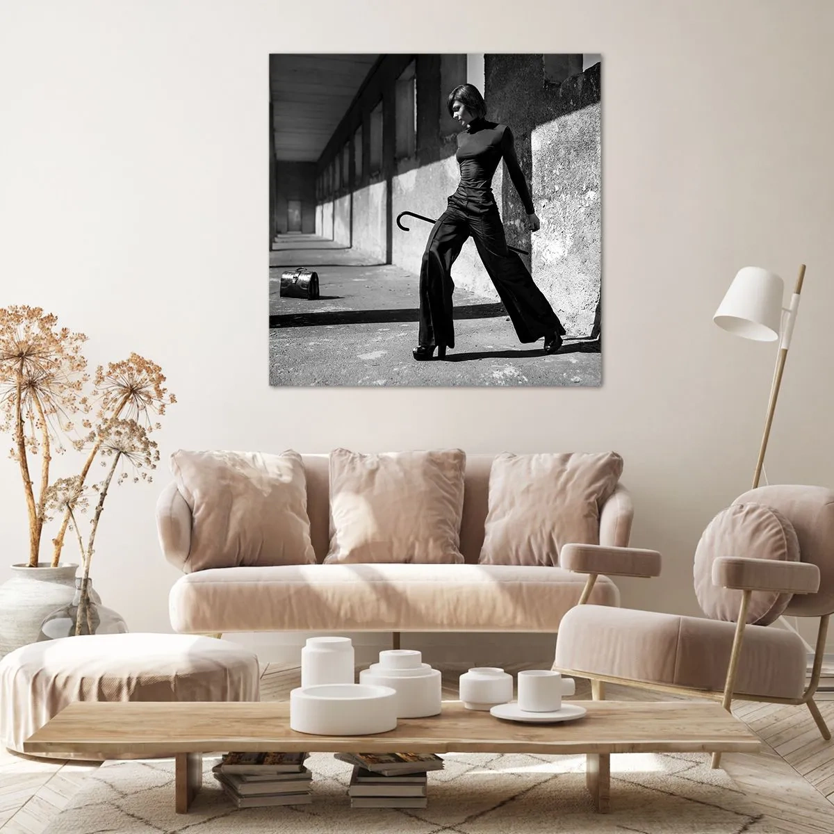 Bild auf Leinwand - Leinwandbild - Urbane Eleganz - 50x50 cm