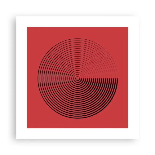 Poster - Kreisbewegung - 40x40 cm