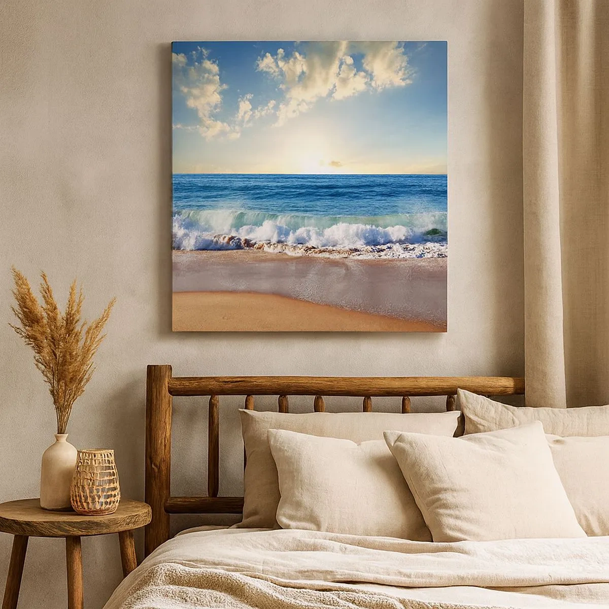 Bild auf Leinwand - Leinwandbild - Bewegung und Stille zugleich - 30x30 cm