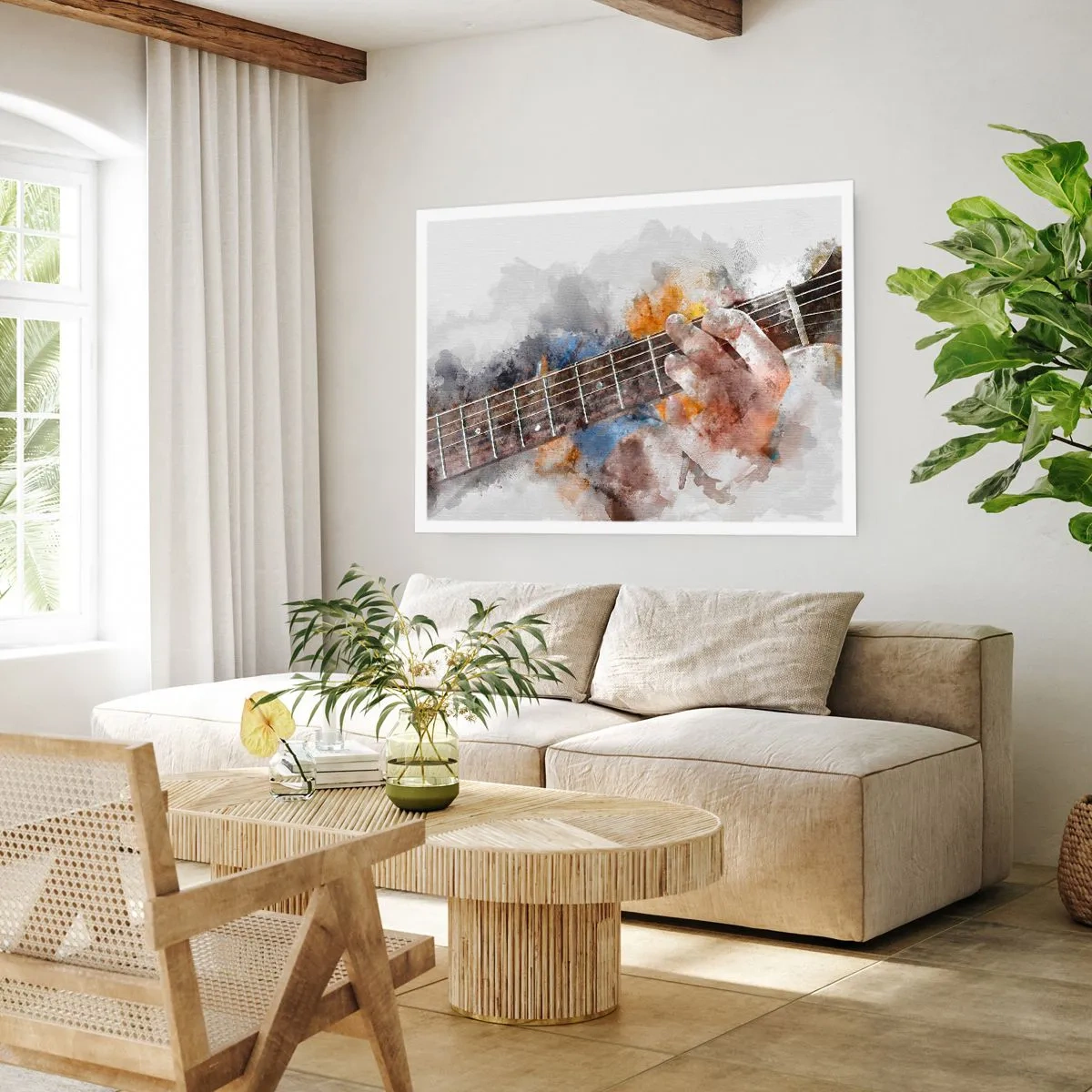 Poster - Poesie zwischen den Saiten - 40x30 cm