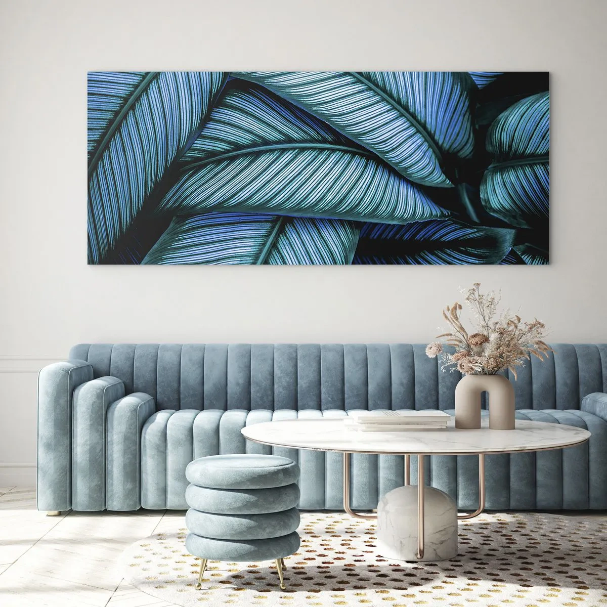 Glasbild - Bild auf glas - Lebenslinien - 90x30 cm