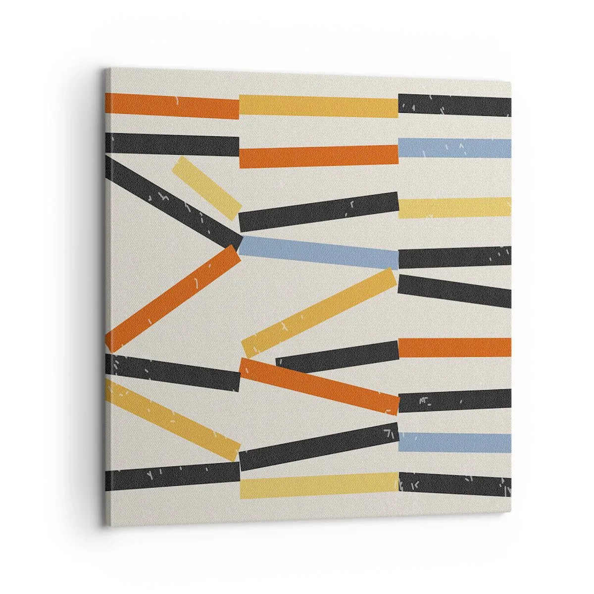 Bild auf Leinwand - Leinwandbild - Komposition auf der Ebene - 60x60 cm