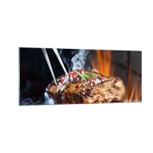 Glasbild - Bild auf glas - Saftig und duftend - 100x40 cm