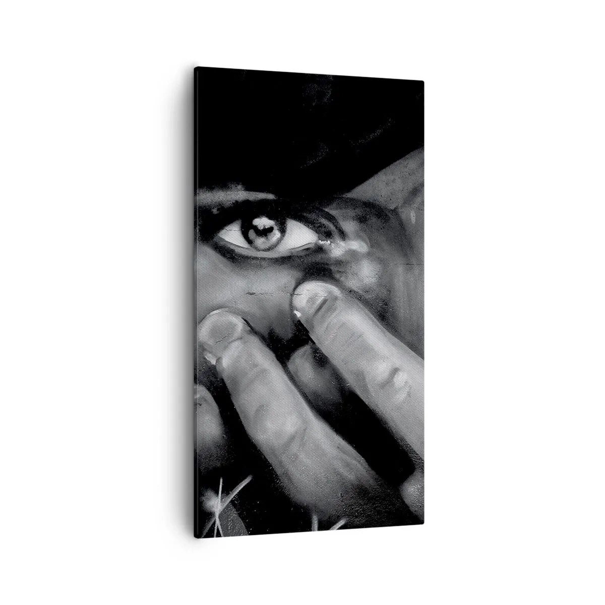 Bild auf Leinwand - Leinwandbild - Ich werde nicht sagen, wer es gemalt hat - 55x100 cm