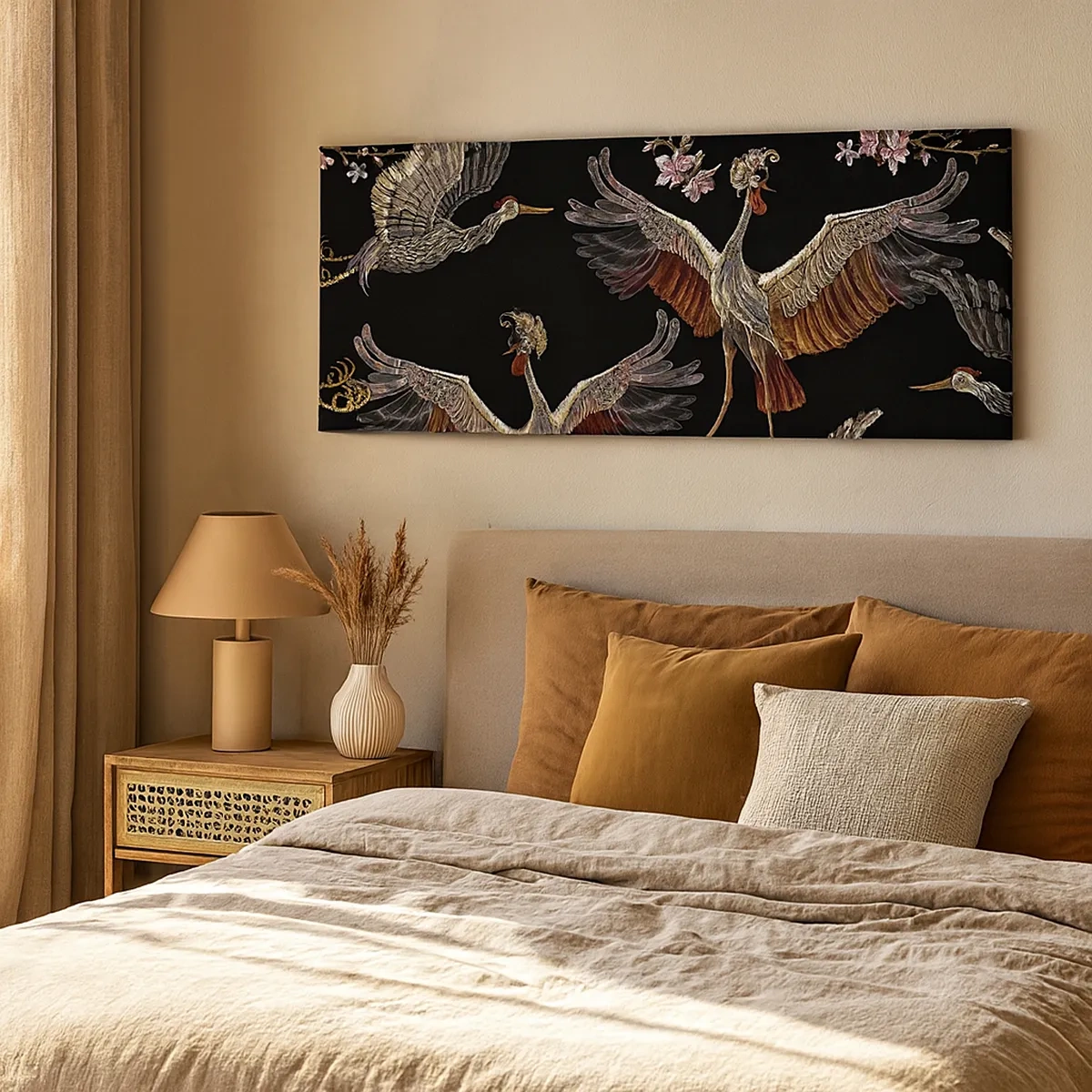 Bild auf Leinwand - Leinwandbild - Märchenvogel - 30x30 cm