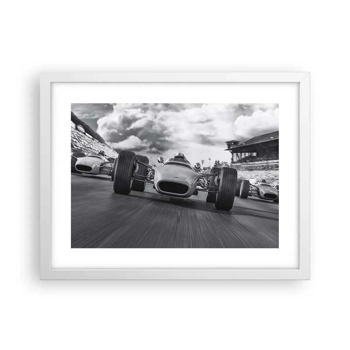 Poster in einem weißen Rahmen - Power ist da! - 40x30 cm