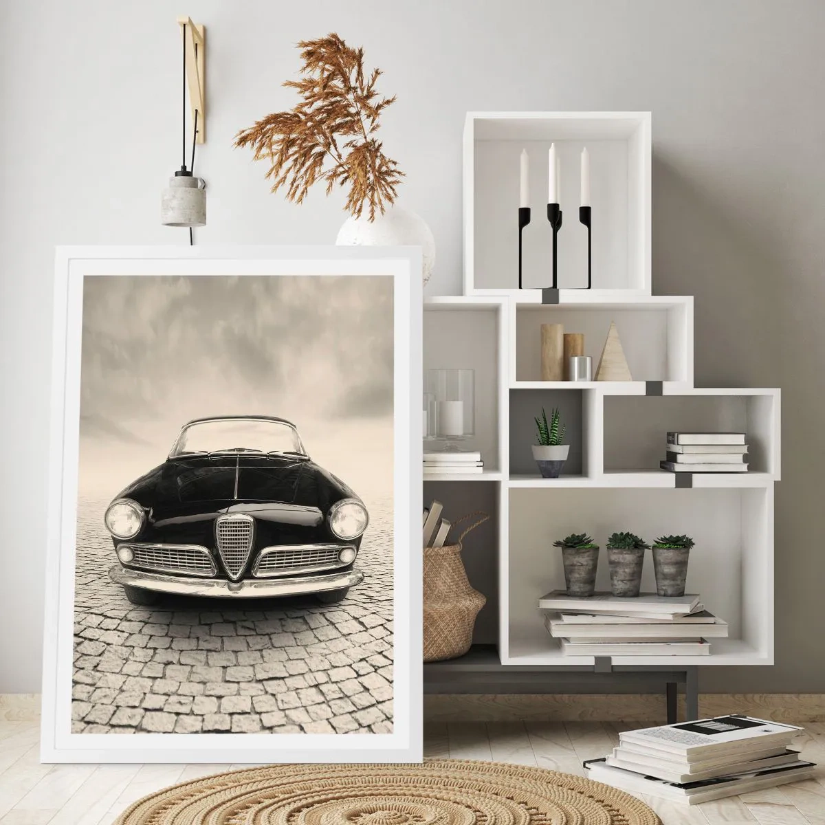 Poster in einem weißen Rahmen - Man muss mich einfach lieben - 70x100 cm