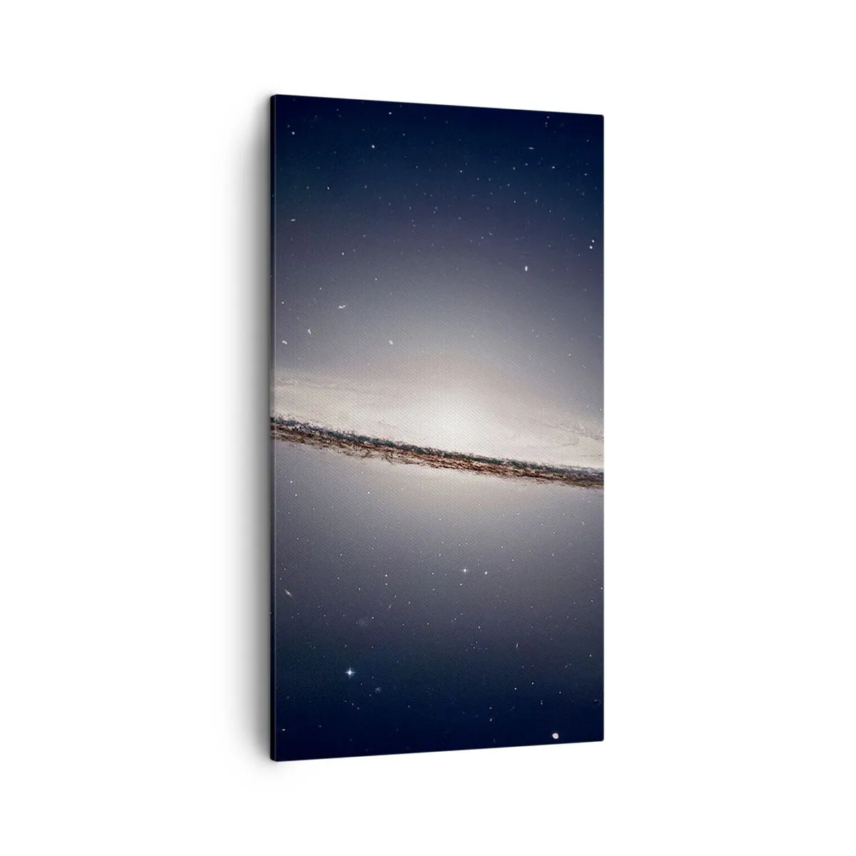 Bild auf Leinwand - Leinwandbild - Vor langer Zeit in einer weit entfernten Galaxie ... - 45x80 cm