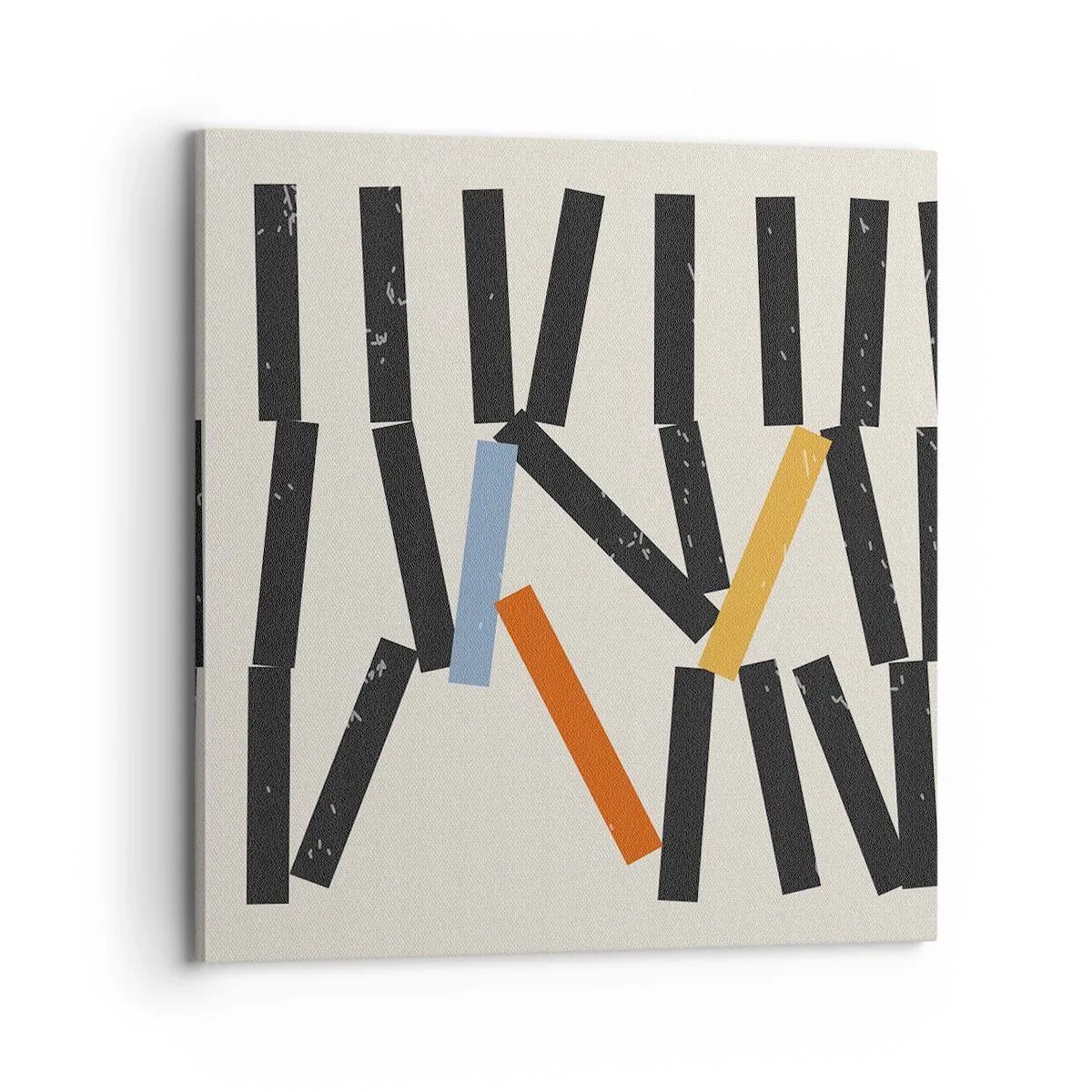 Bild auf Leinwand - Leinwandbild - Domino – Komposition - 70x70 cm