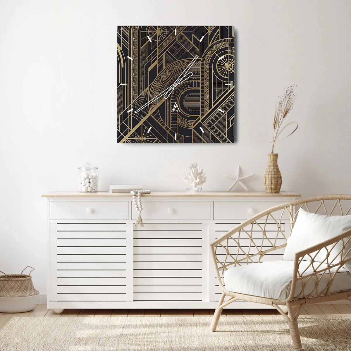 Wanduhr - Glasuhr - Konzepte, Ideen, Pläne - 30x30 cm