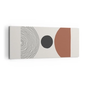 Bild auf Leinwand - Leinwandbild - Das Zentrum der Aufmerksamkeit - 100x40 cm