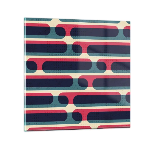 Glasbild - Bild auf glas - In die Tiefe und vorwärts - 70x70 cm