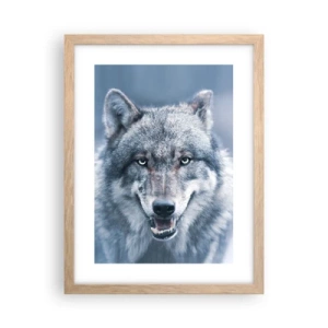 Poster in einem Rahmen aus heller Eiche - Werden Sie die Herausforderung annehmen? - 30x40 cm